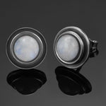 boucles d'oreilles puce argent femme