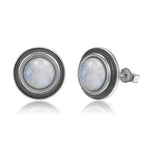 Boucles d'oreilles puce pierre naturelle
