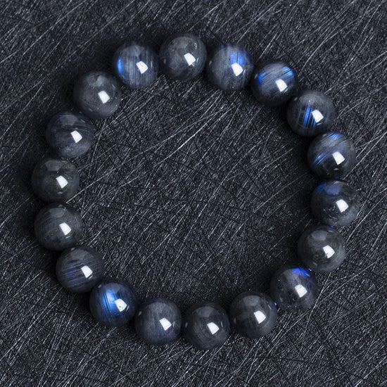 Bracelet pierre bleu foncé