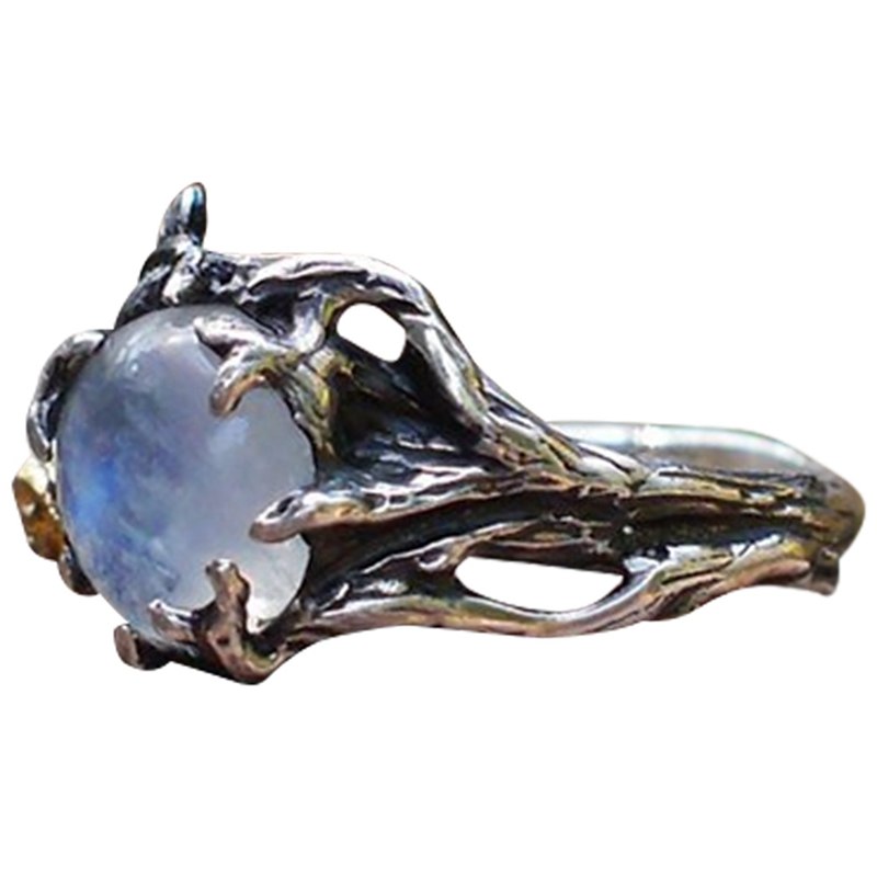 bague ancienne pierre de lune