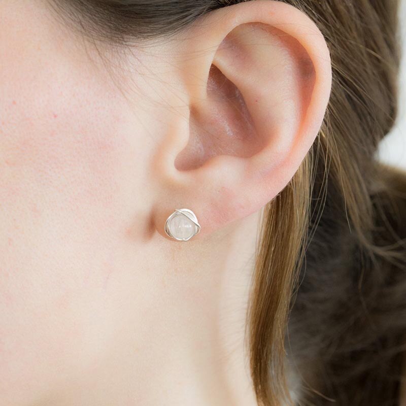Boucles d'oreilles pierre lithothérapie