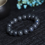 bracelet perle bleu